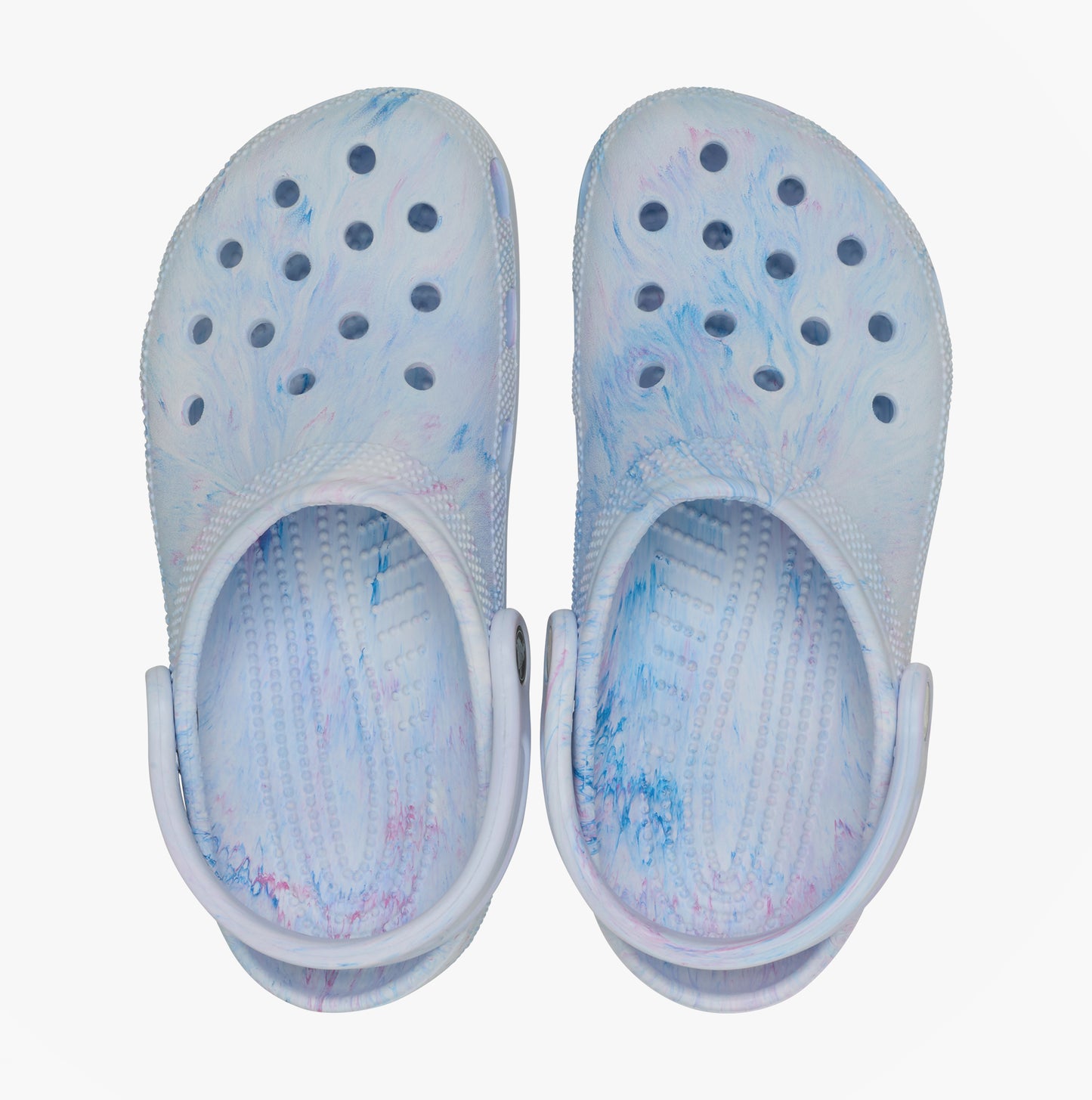 Crocs 211583 WATERCOLOR MARBLED Womens Clogs Oxygen Swirl