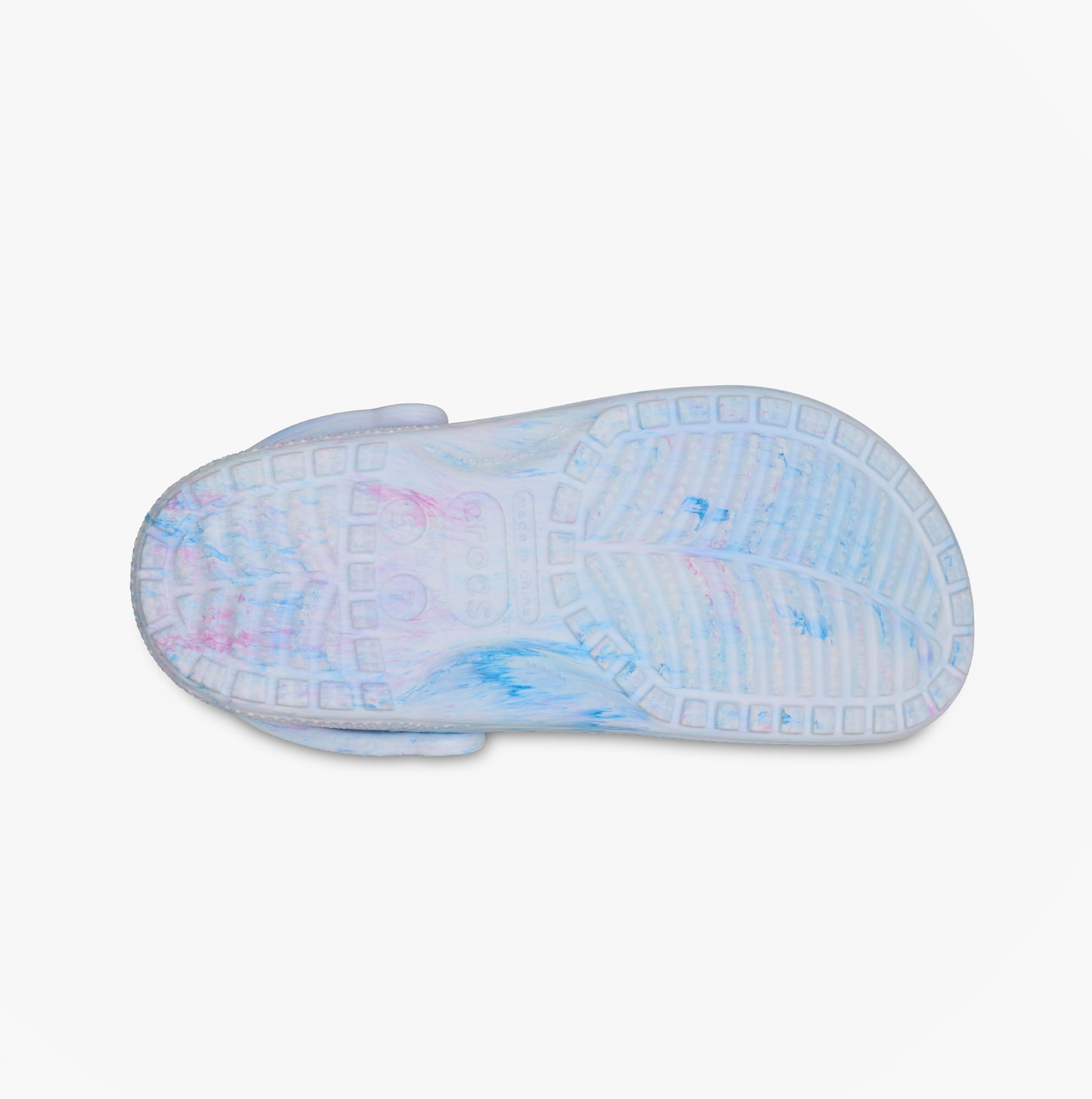 Crocs 211583 WATERCOLOR MARBLED Womens Clogs Oxygen Swirl