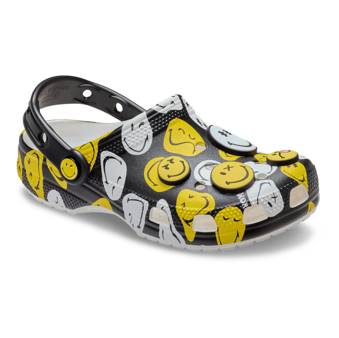 Crocs SMILEY CLASSIC Unisex Kids Clogs Multi