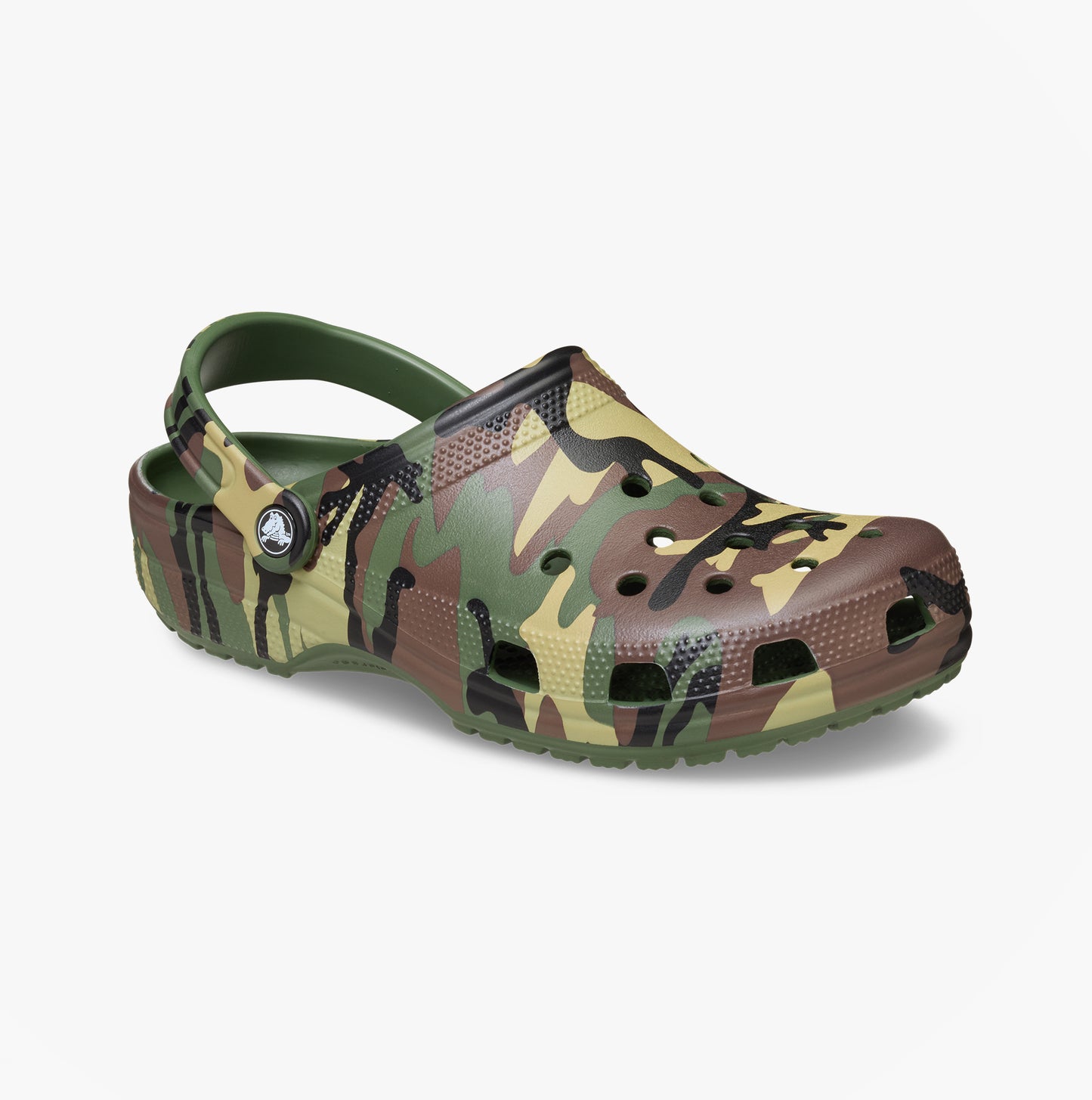 Crocs 211936 CLASSIC CAMOUFLAGE Unisex Adults Clogs Sandals Army Green