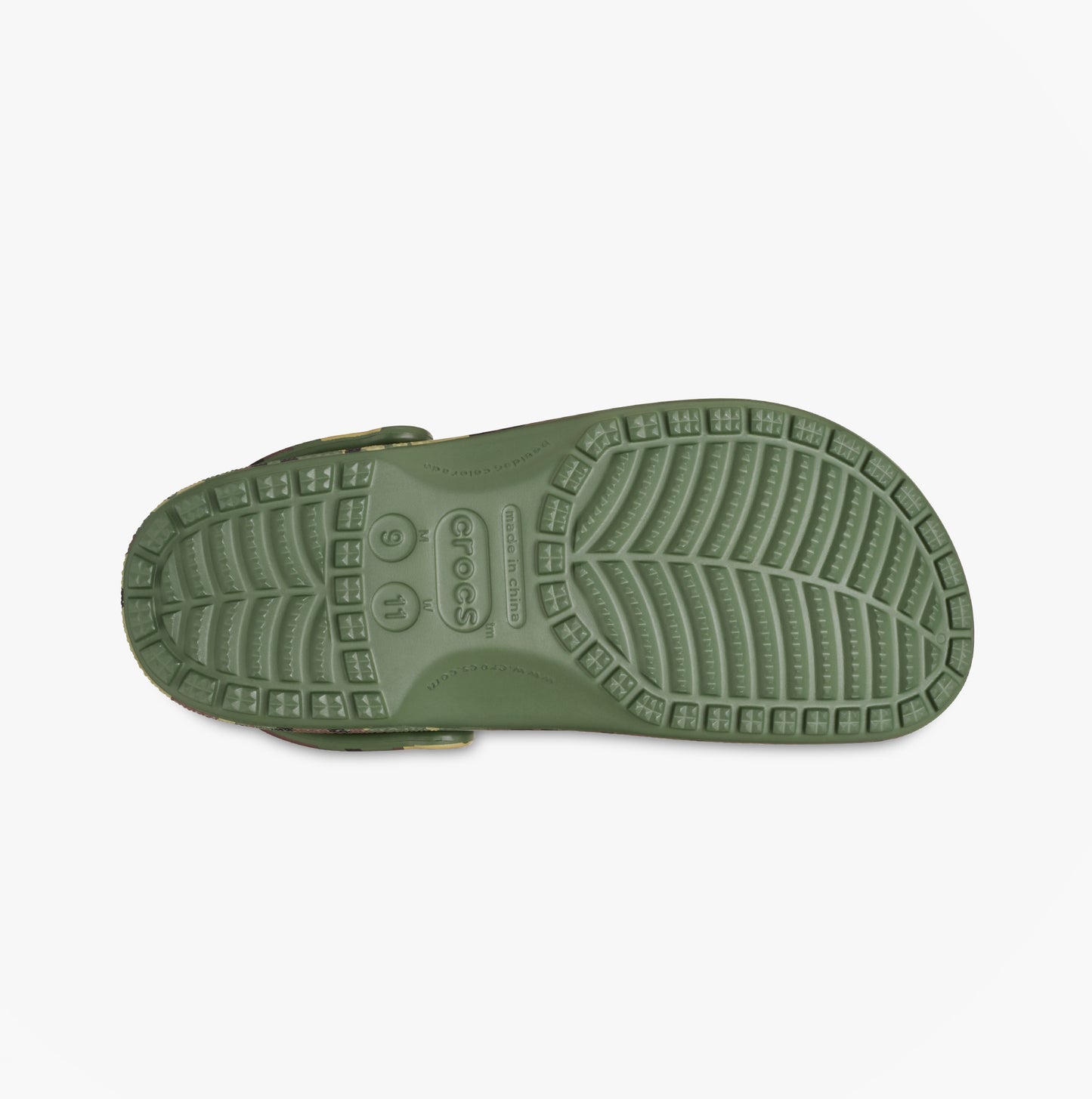 Crocs 211936 CLASSIC CAMOUFLAGE Unisex Adults Clogs Sandals Army Green