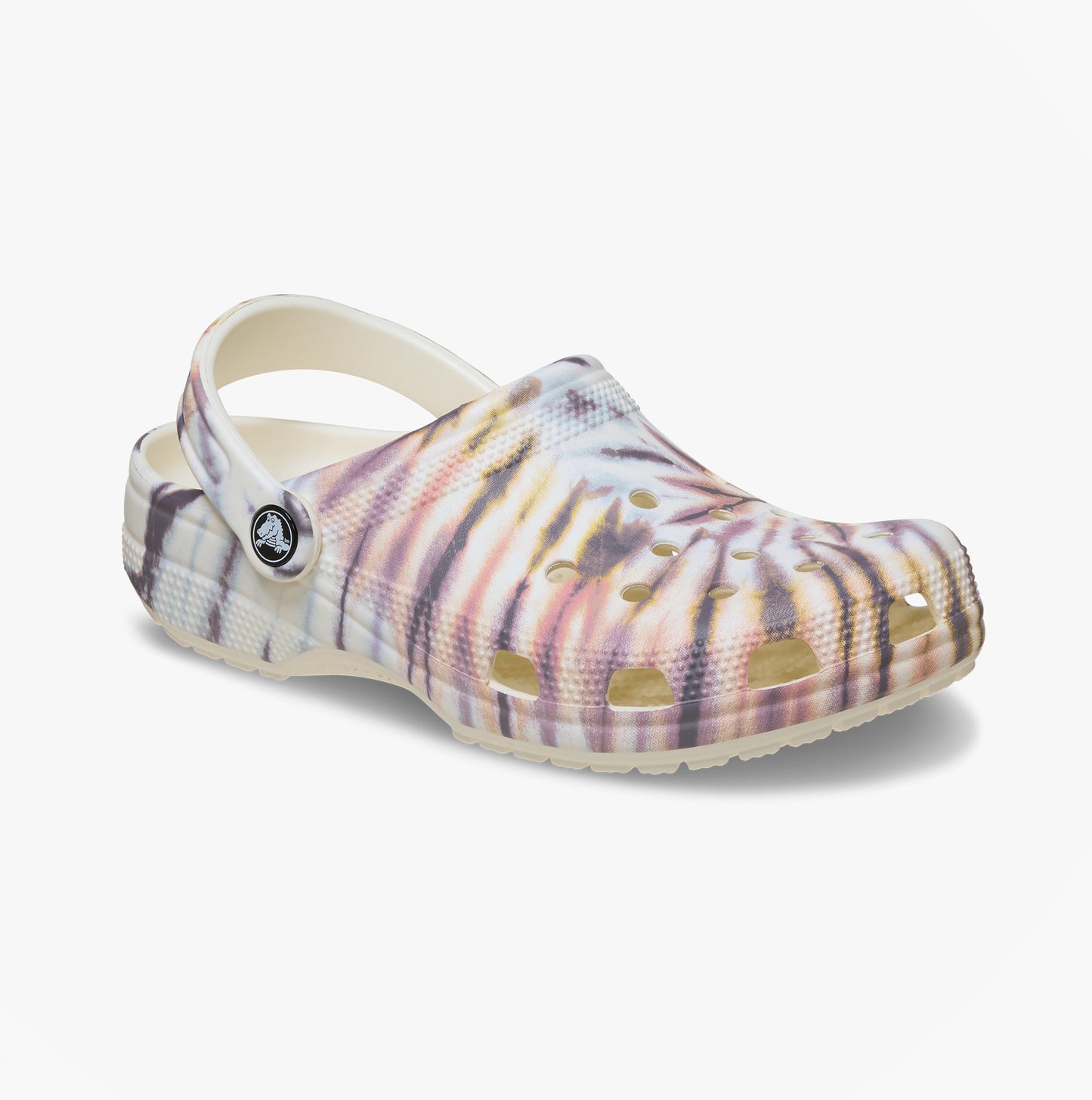 Crocs CLASSIC TIE DYE Unisex Adults Clogs Chalk/Multi