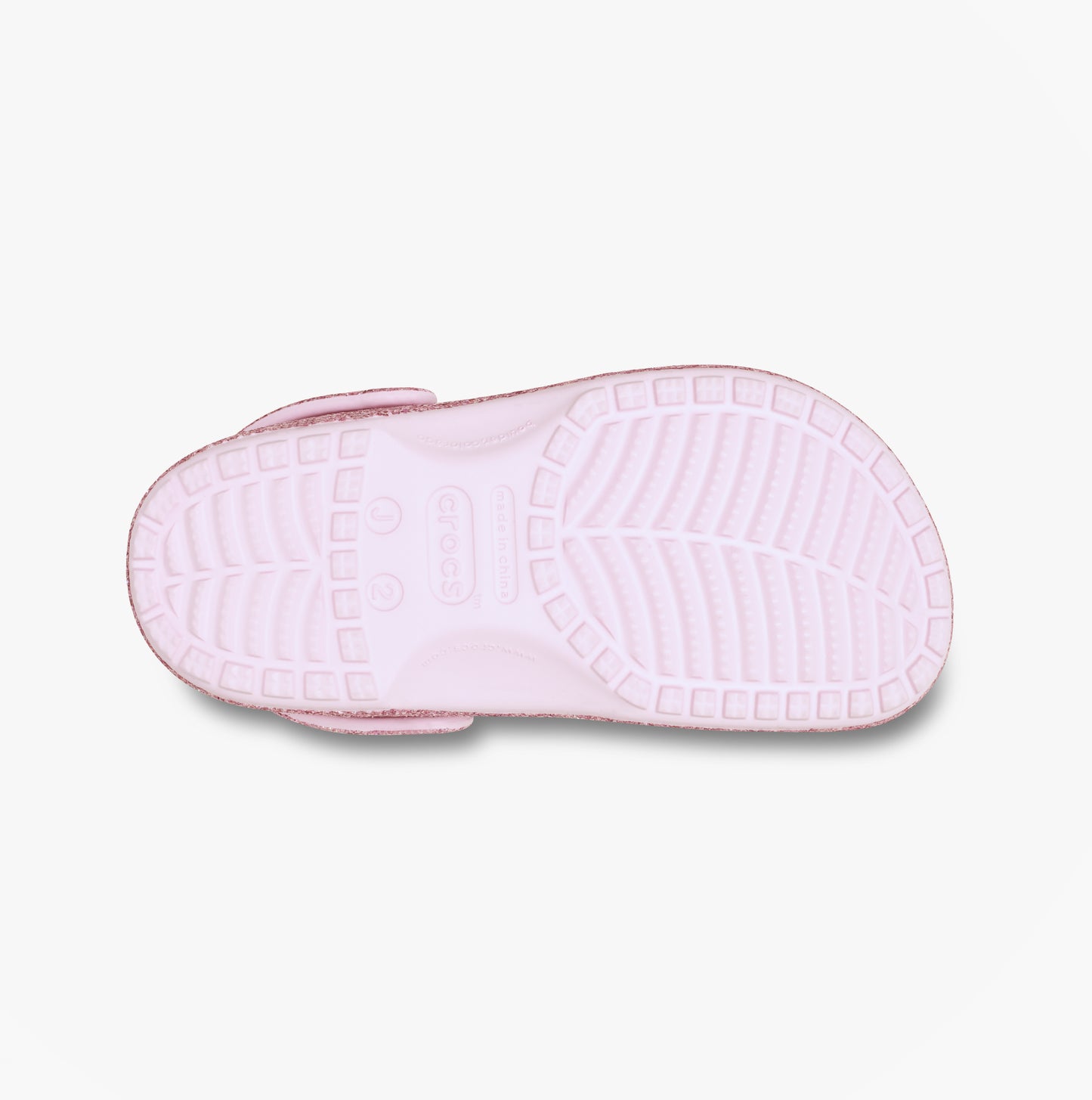 Crocs CLASSIC CHUNKY GLITTER Kids Clogs Pink Milk