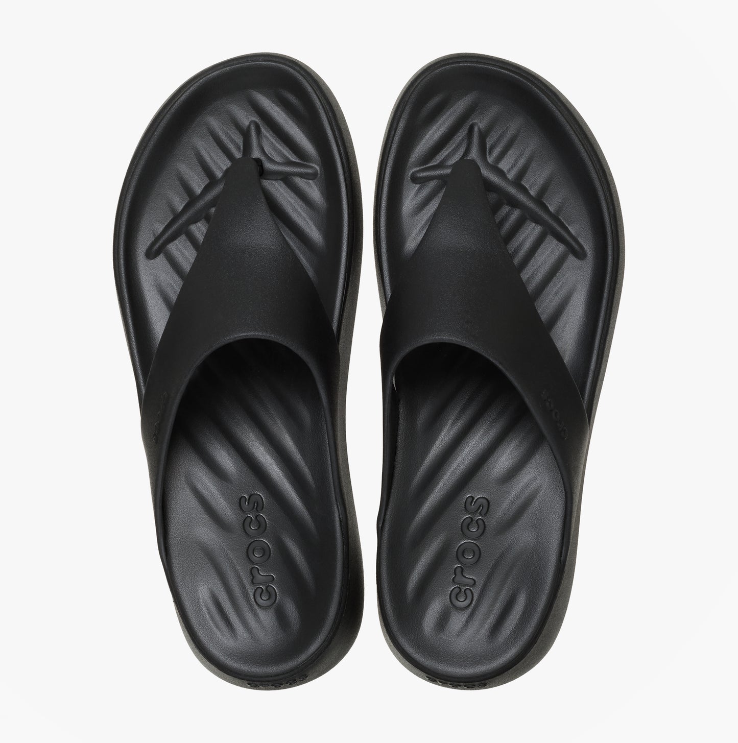 Crocs GETAWAY TRIANGLE FLIP Womens Flip-flops Black