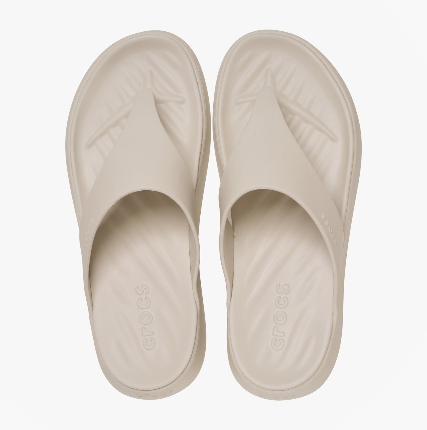Crocs GETAWAY TRIANGLE FLIP Womens Flip-flops Frappe
