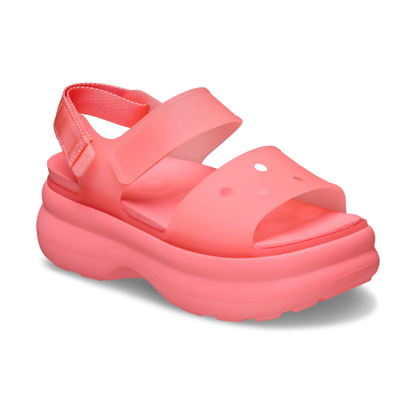 Crocs SOHO FROSTED Womens Platform  Sandals Guava