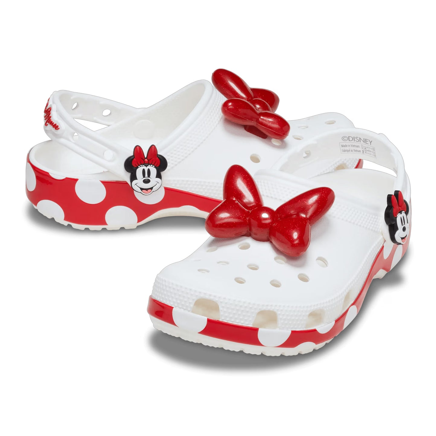 Crocs 212717 MINNIE MOUSE Womens Disney Clogs White