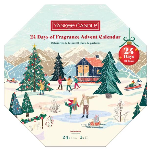 24 days of Fragrance Wreath Advent Calendar