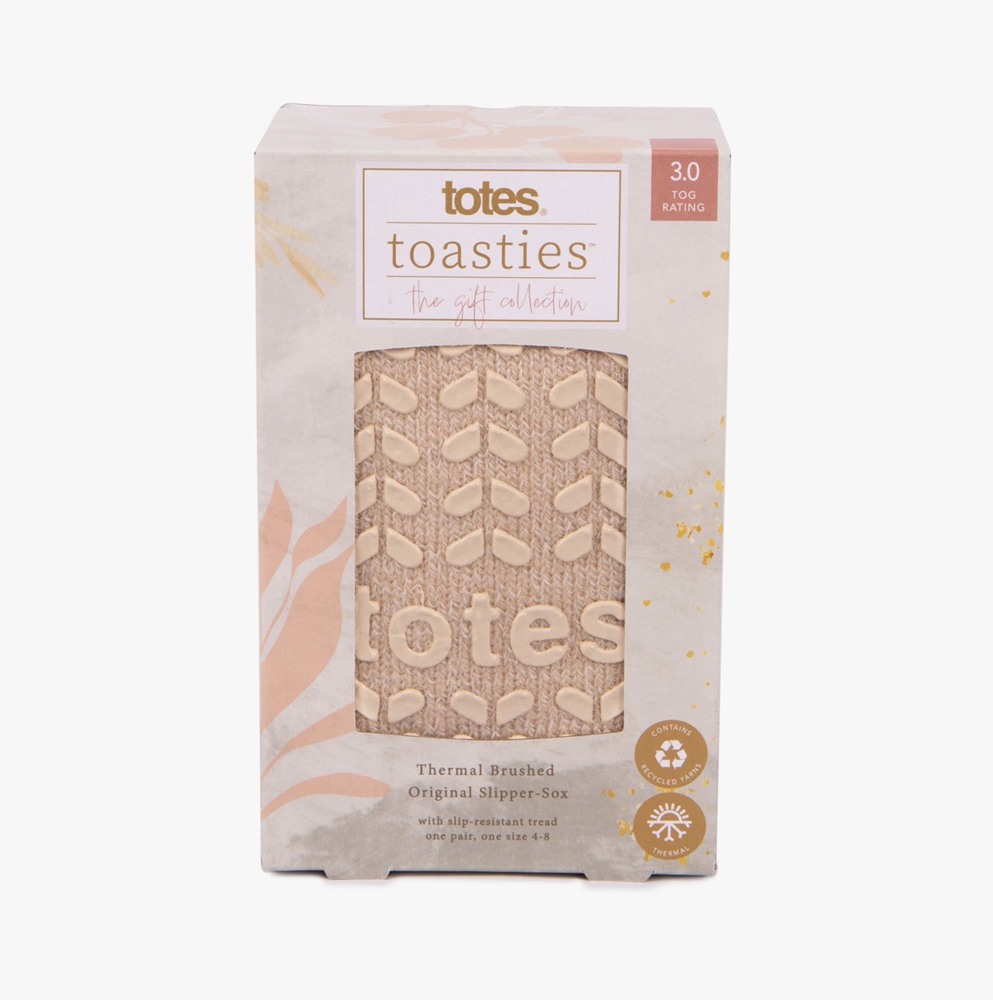 Totes Toasties thermal-brushed Womens Slipper Oat