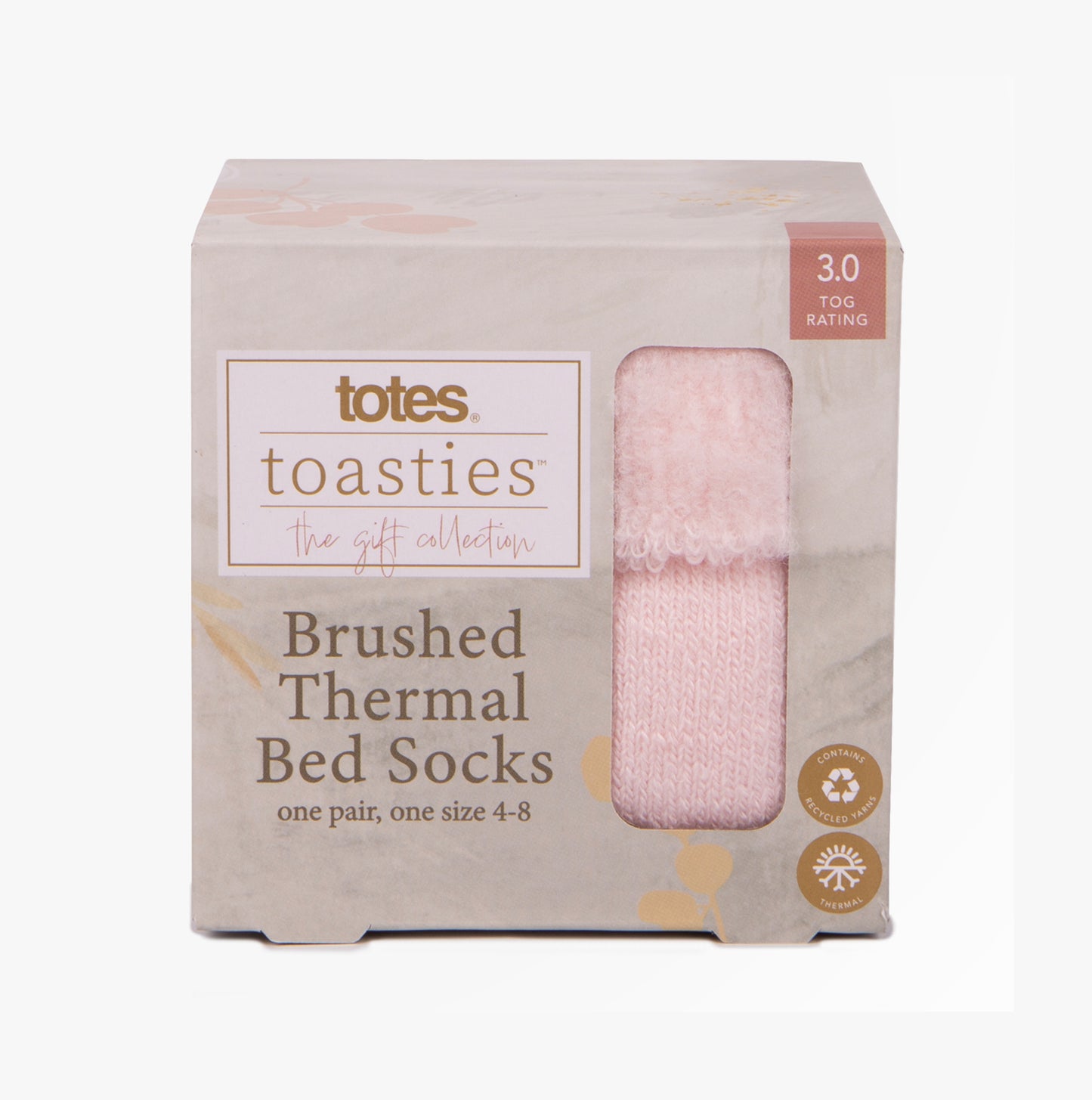 THERMAL BRUSHED BED SOCK Womens Socks Pink