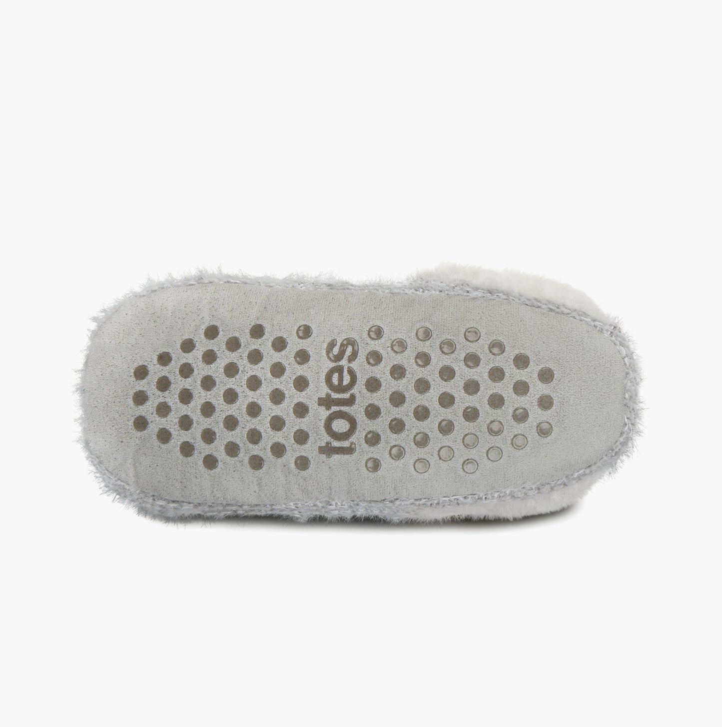 KNITTED TEXTURED BOOTIES Womens Grey