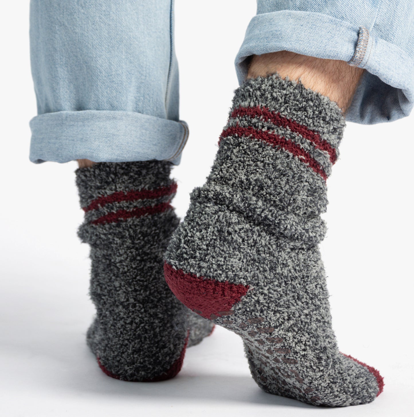 Totes Toasties 3312 SUPER SOFT COSY SOCKS Mens Slipper Socks Navy Mix