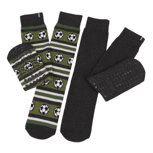 Totes Toasties original-slippe Mens Crew Socks Football