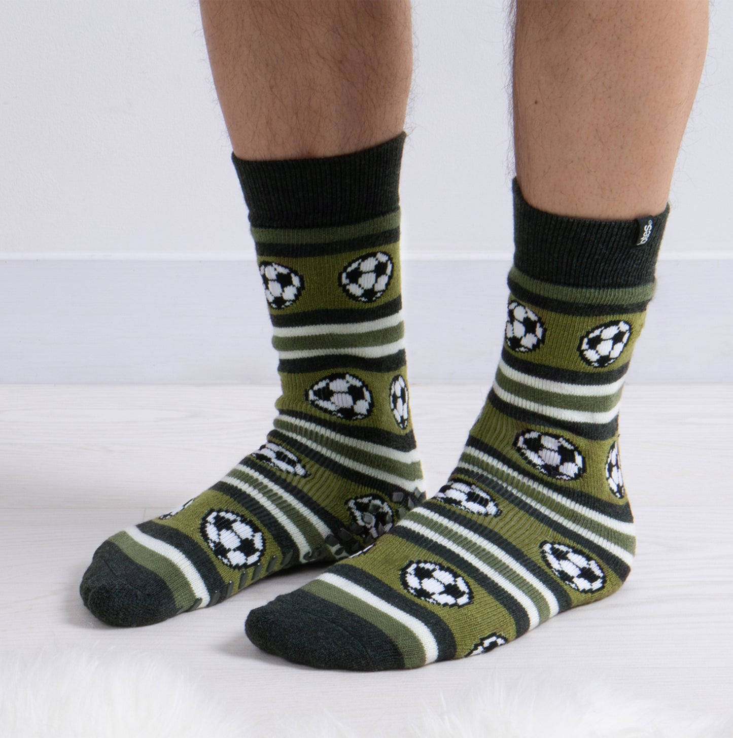 Totes Toasties original-slippe Mens Crew Socks Football