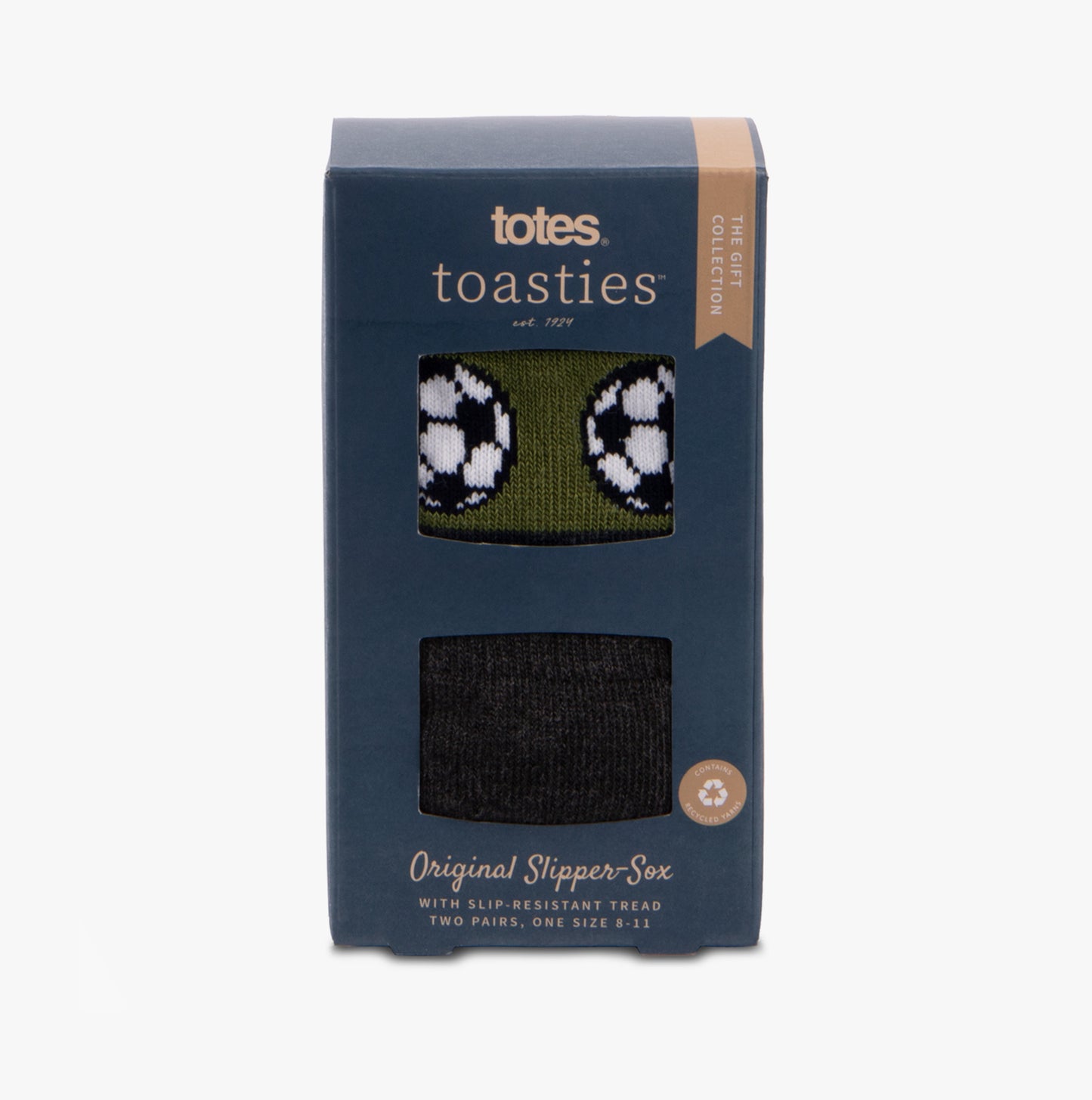 Totes Toasties original-slippe Mens Crew Socks Football