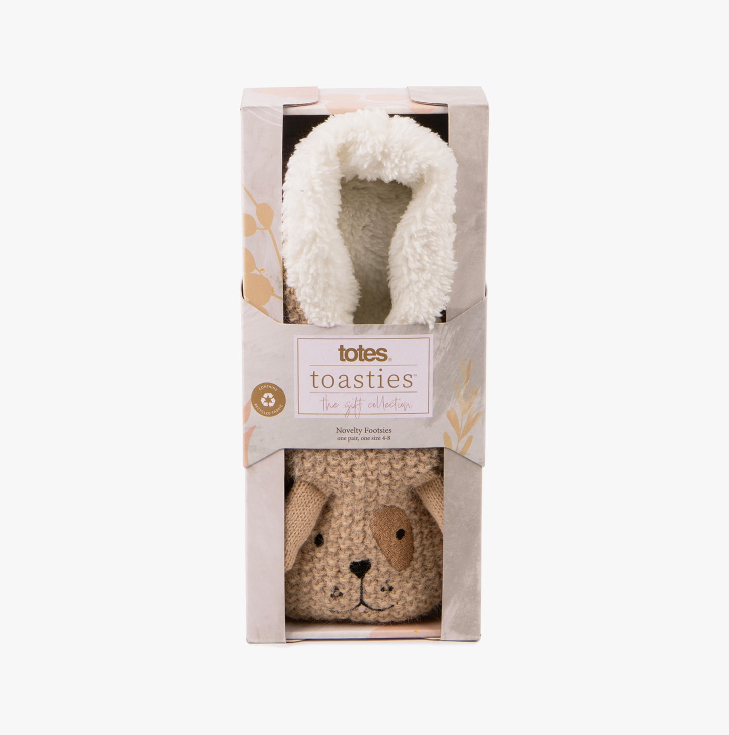 NOVELTY FOOTSIES Womens Dog
