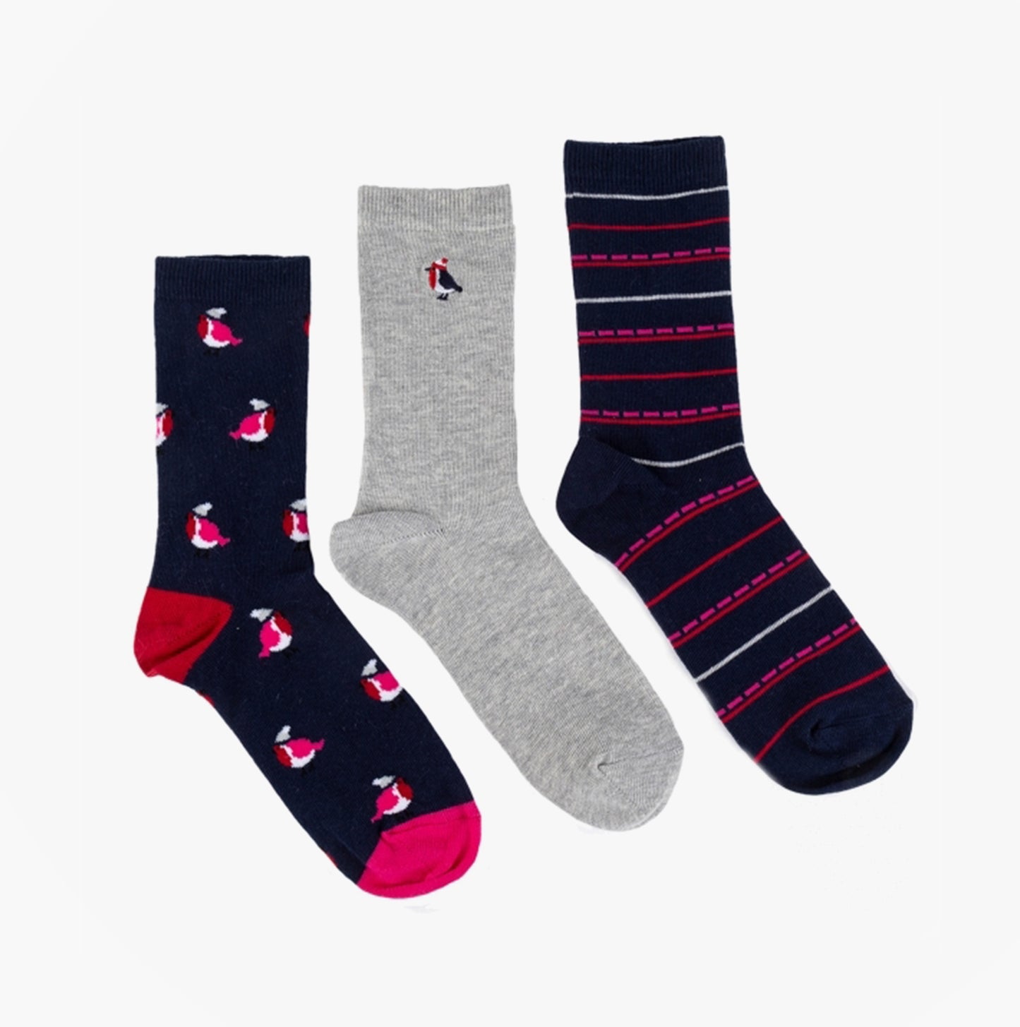 Totes Toasties 3 Pack Womens Crew Socks Multicolour