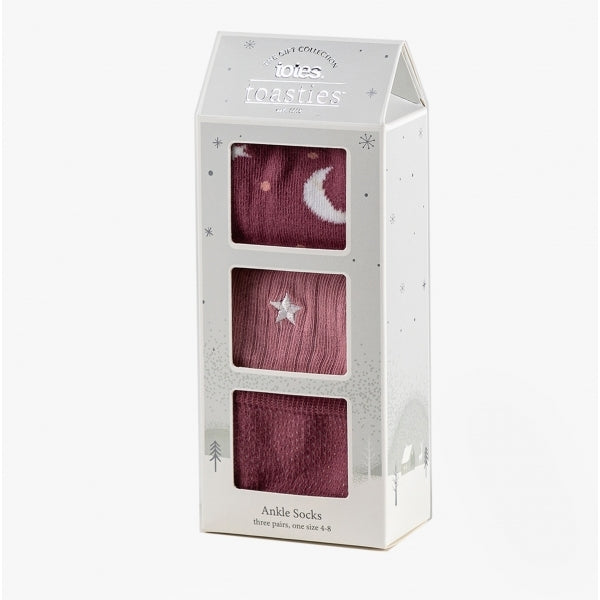 Totes Toasties ankle-ladies-co Womens Crew Multi