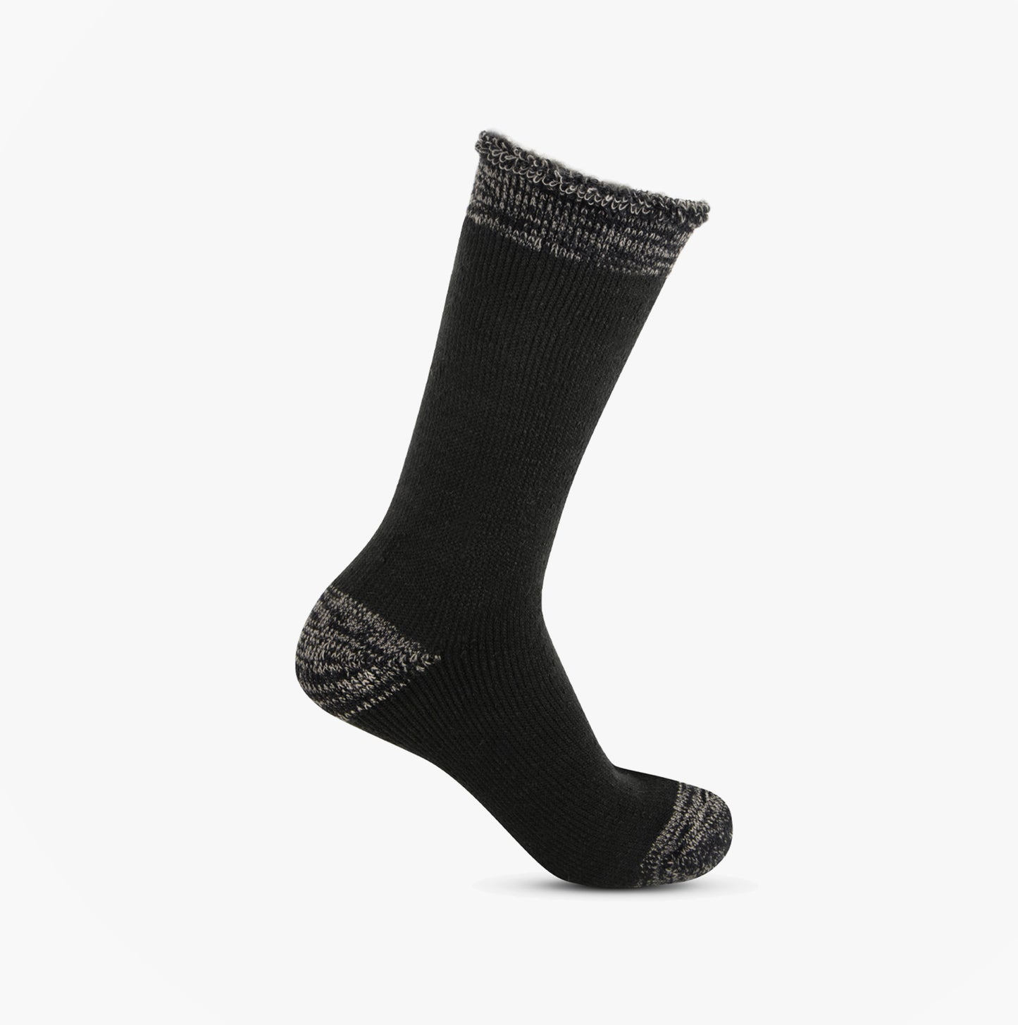 Totes Toasties 3571 TOG BRUSHED INSIDE THERMAL LINED SOCKS (TWIN PACK) Mens Thermal Socks Black Twist