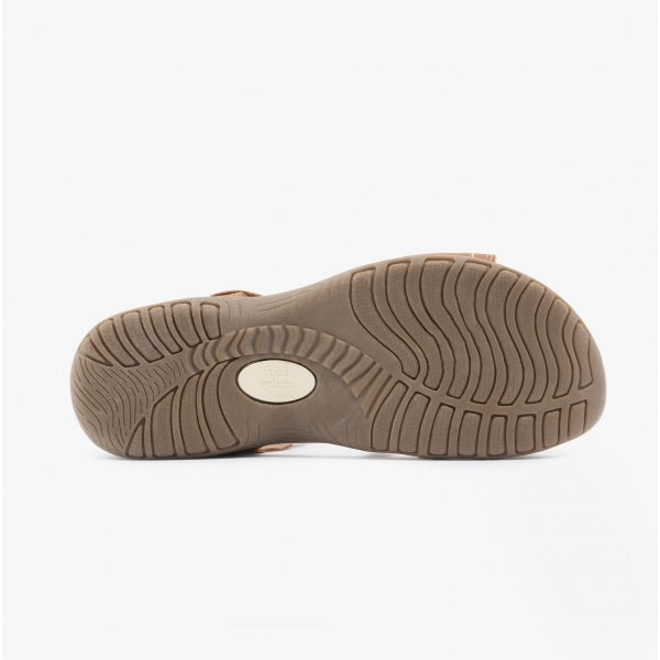 Free Spirit MALIBU Womens Ankle Strap Sandals Walnut