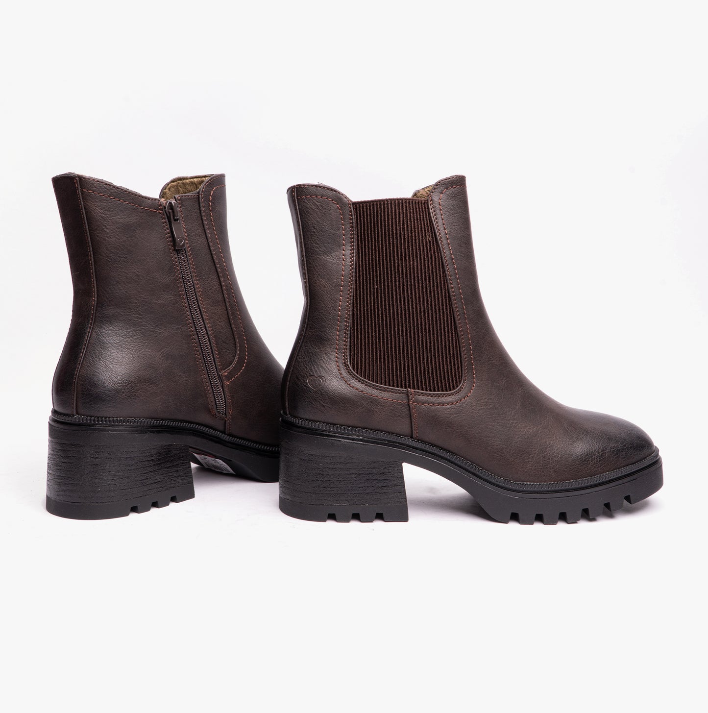 Heavenly Feet CLEMMY 2 Womens Chelsea Boots Ankle Boots Chocolate