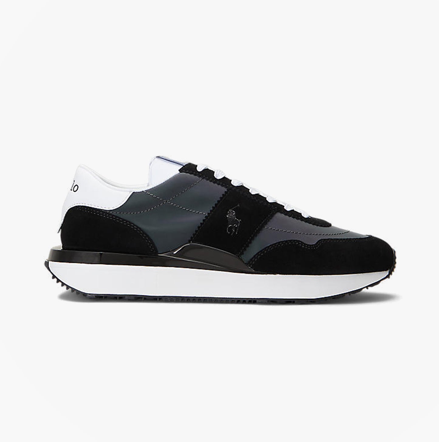 Polo Ralph Lauren TRAIN 89 PP Mens Casual Trainers Reflective Black