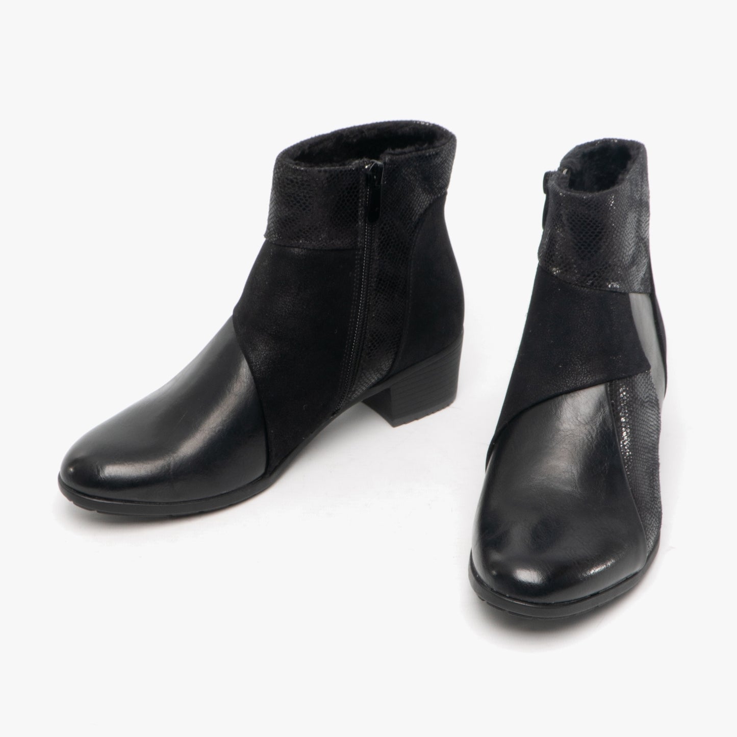 IMOGEN Womens Ankle Boots Black