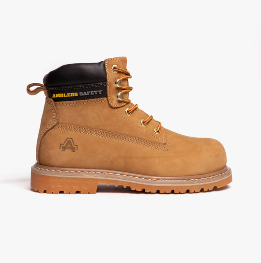 Amblers Safety FS7 Unisex Safety Boots Honey