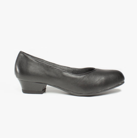 Amblers Safety FS96 Womens Leather Safety Court Shoes Black