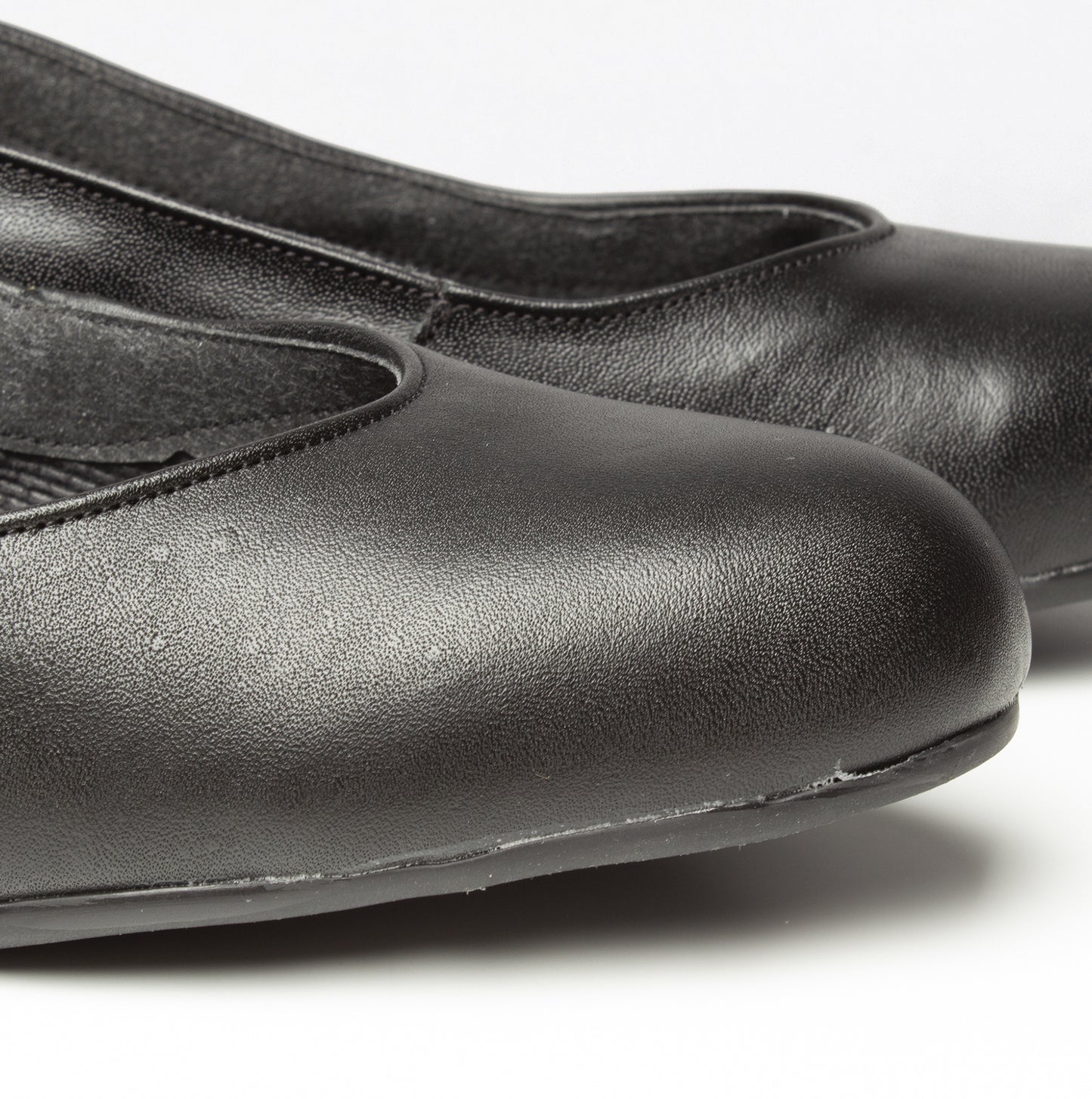 Amblers Safety FS96 Womens Leather Safety Court Shoes Black