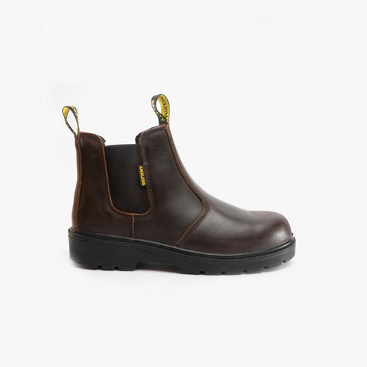 Amblers Safety FS128 Unisex Leather Safety Boots Brown