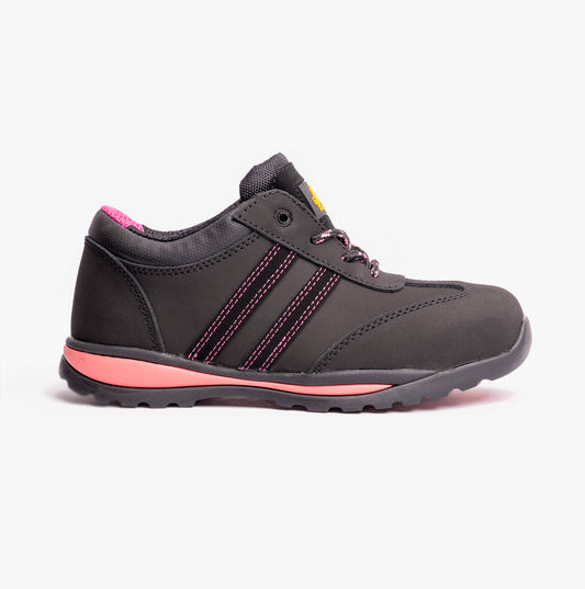Amblers Safety FS47 Womens Leather Safety Trainers Black