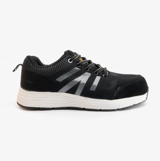 Amblers Safety 714 SBP BOLT Mens Textile Safety Trainers Black