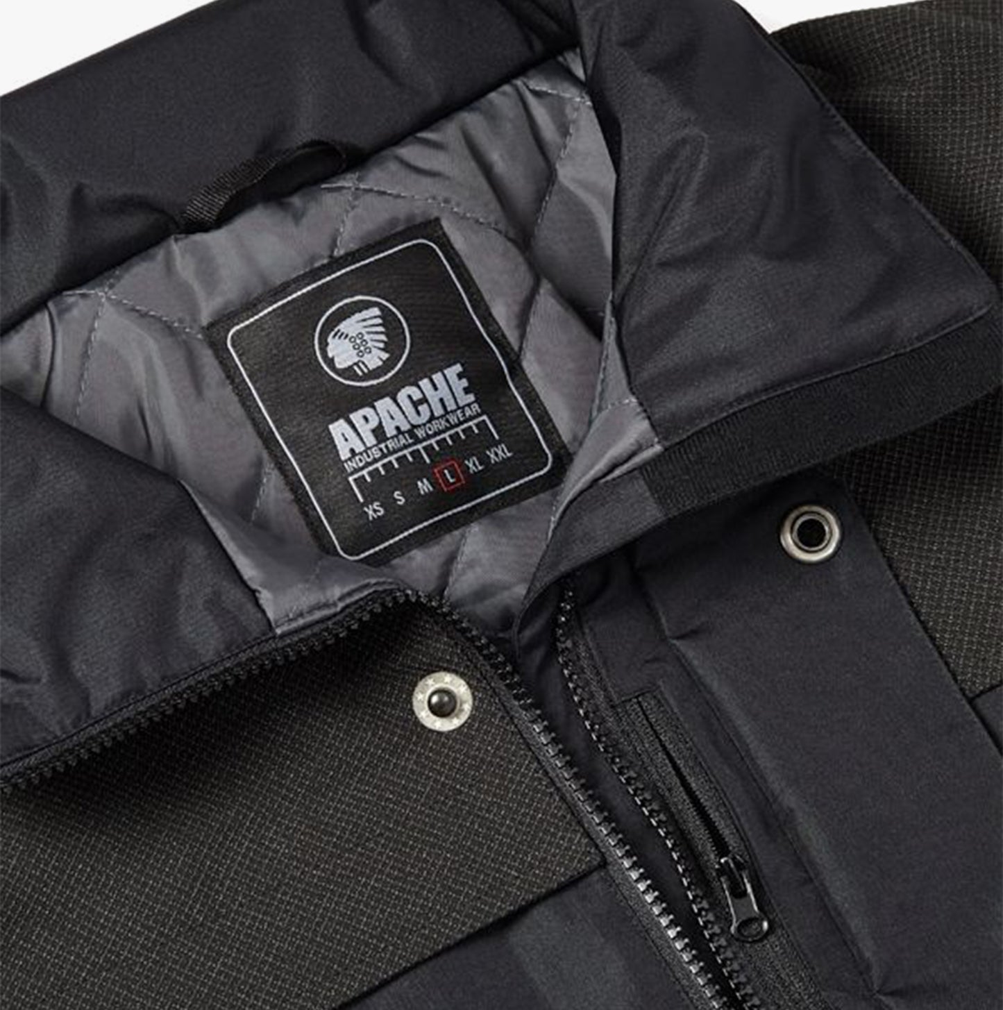 Apache ATS Mens Waterproof Coat Black