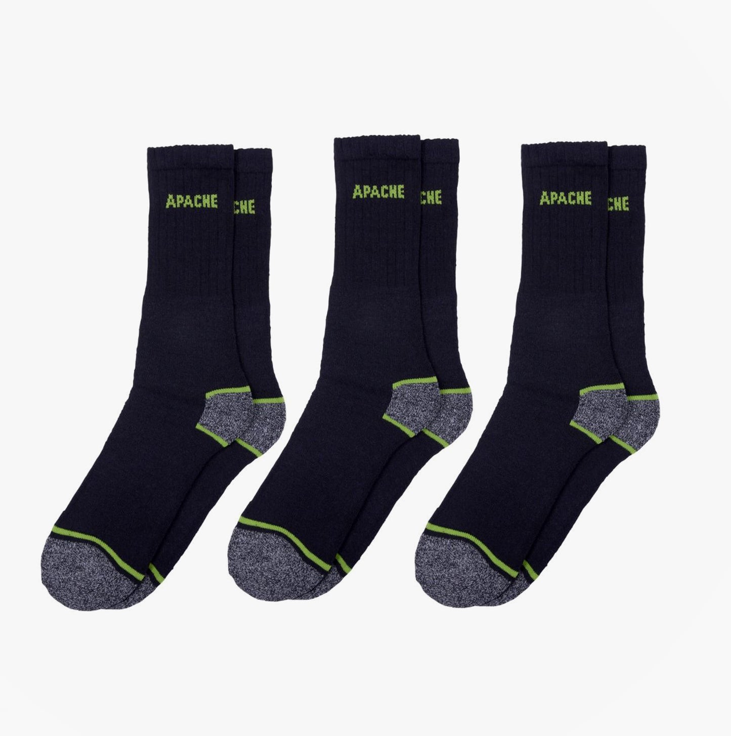 Apache BURLINGTON Mens Socks Black Grey