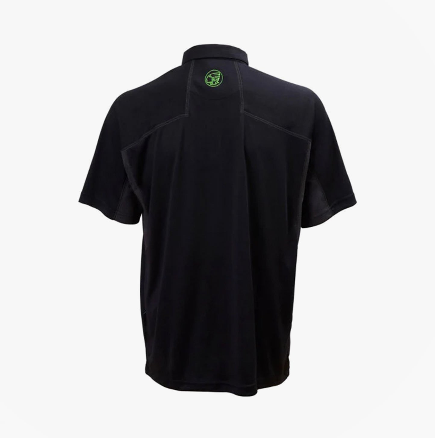 Apache LANGLEY Mens Polo Shirt Black Grey