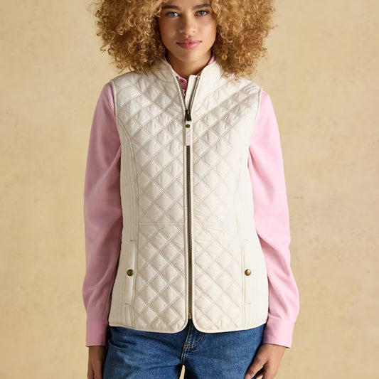 Joules PORTWELL Womens Gilets Cream