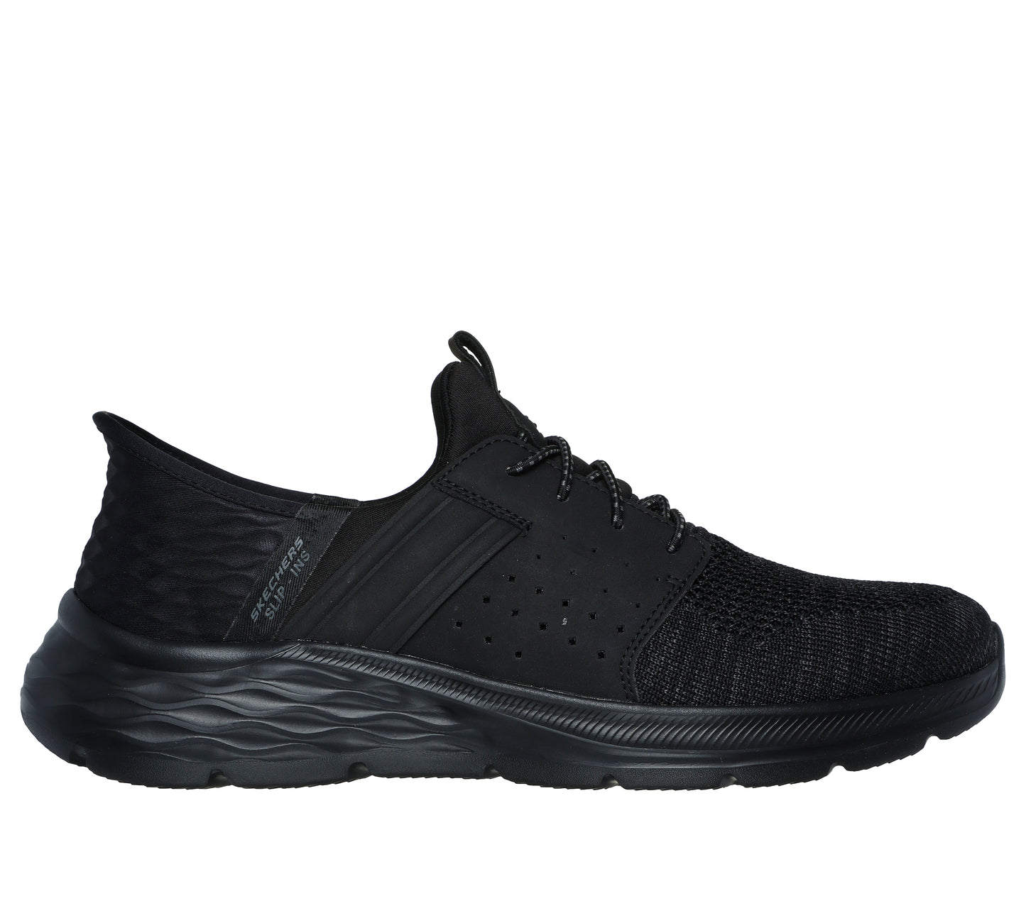 Skechers GARNER - NEWICK Mens Casual Trainers Black