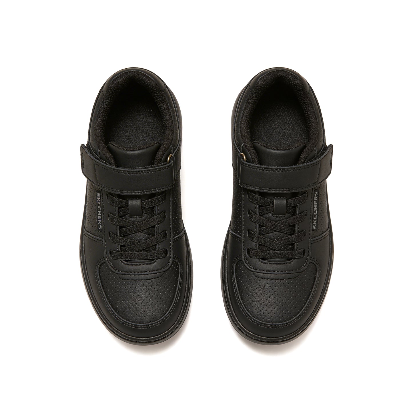 Skechers QUICK STREET LITE Boys School Shoes Black