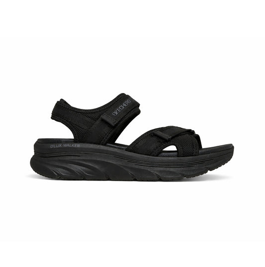 Skechers D'LUX WALKER SANDAL-BOLD CITY Womens Ankle Strap Sandals Black