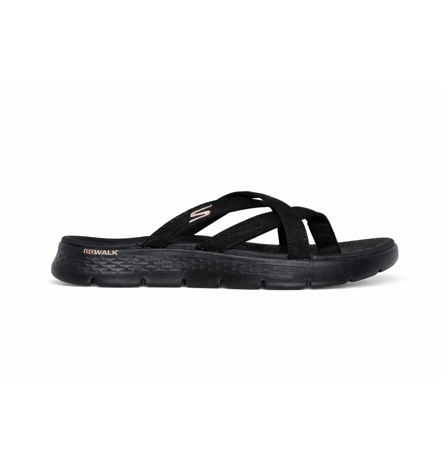 Skechers GO WALK FLEX SANDAL-SSSELENA Womens Mules Sandals Black