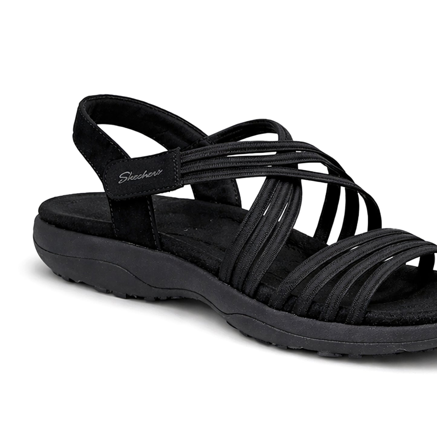 Skechers 164036 REGGAE SLIM - SUNNYSIDE 2.0 Womens Cross Strap Sandals Black