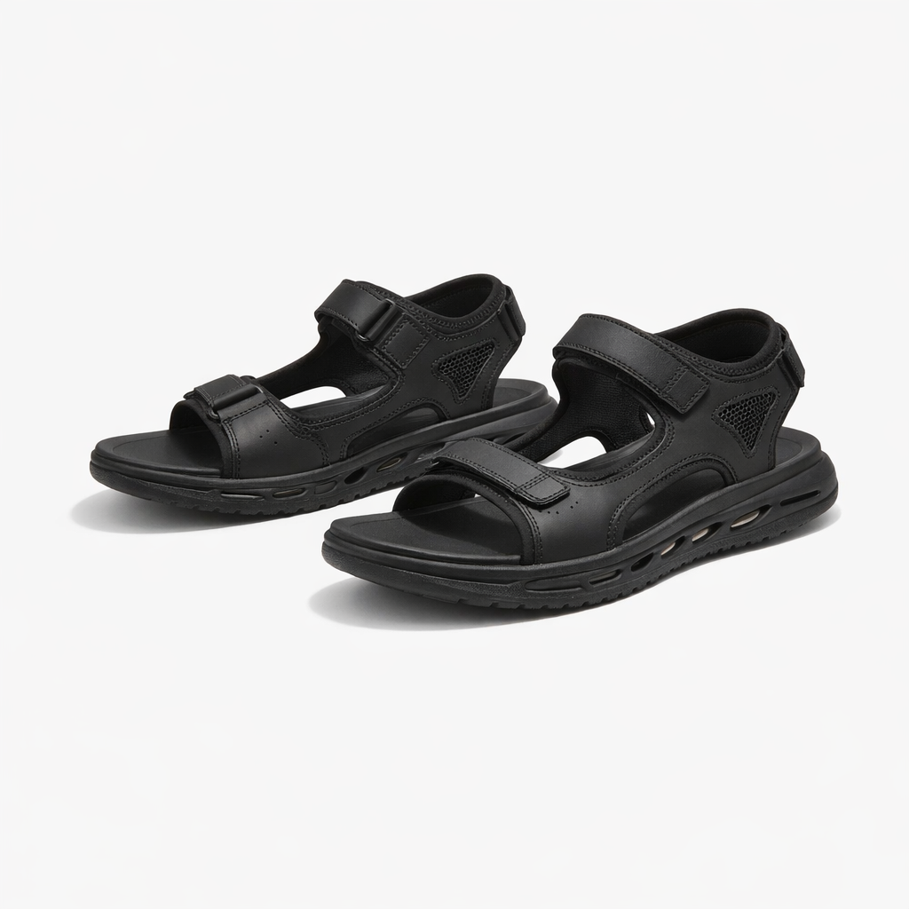 Skechers ORVAN SD - GAMBLE Mens Comfort Sandals Black