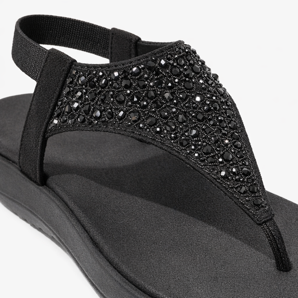 Skechers MEDITATION LUXE-MODERN EVENT Womens Slingback Sandals Black