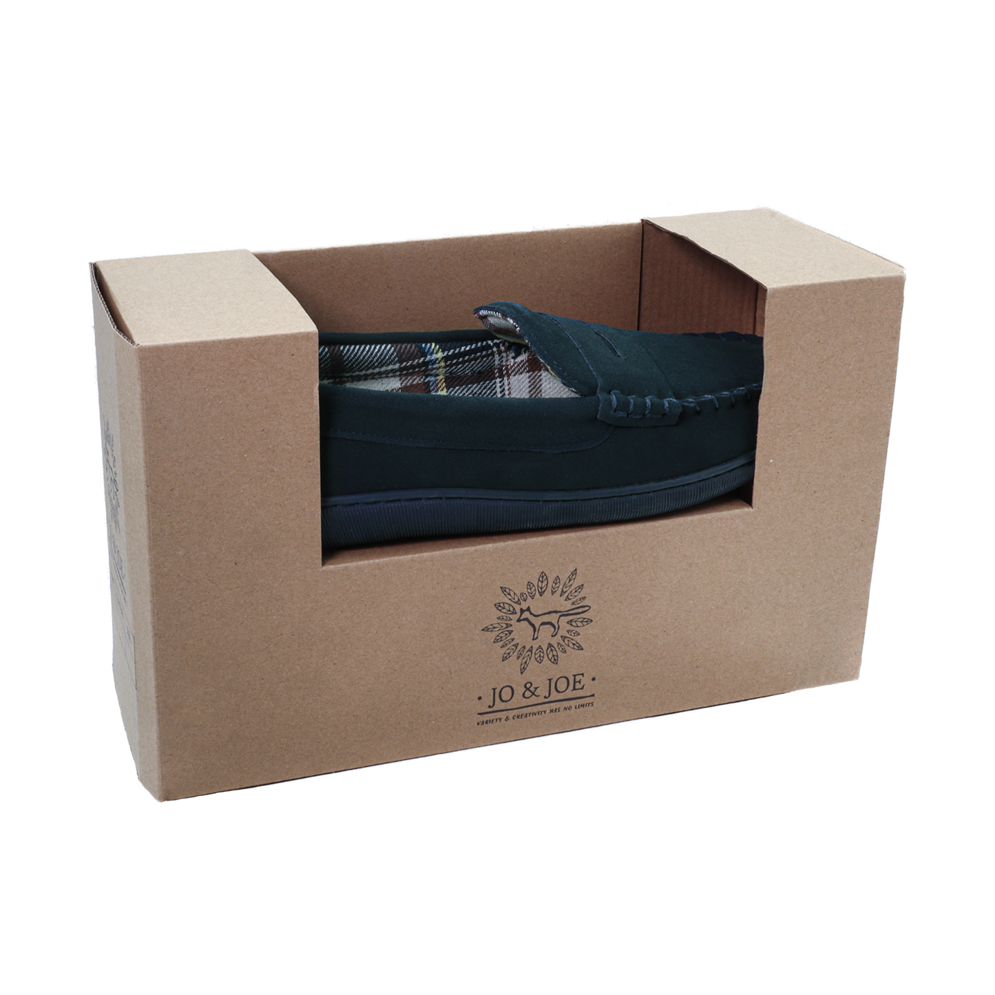 Jo & Joe BEAMSLEY Mens Moccasins Navy
