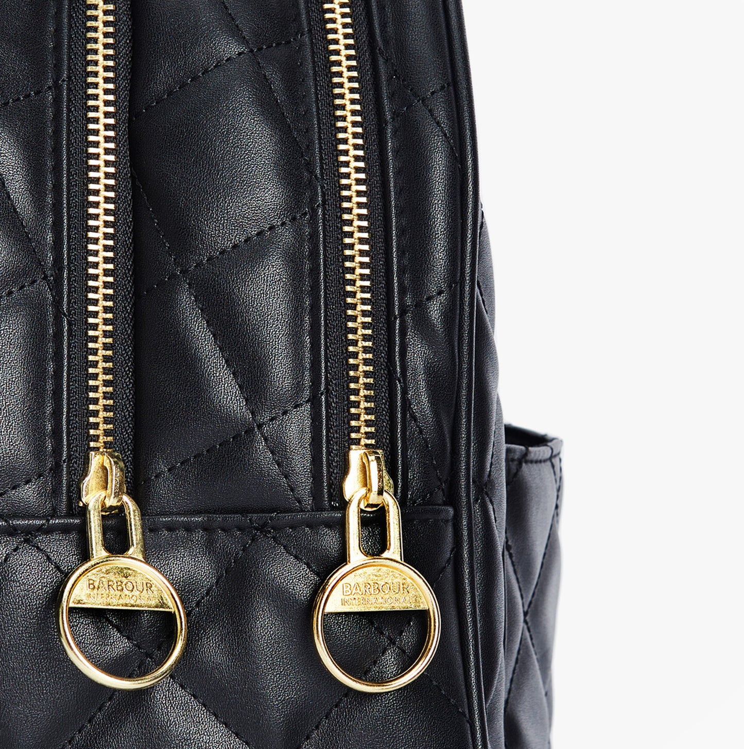 Barbour QUILTED UXBRIDGE Womens Backpack Black