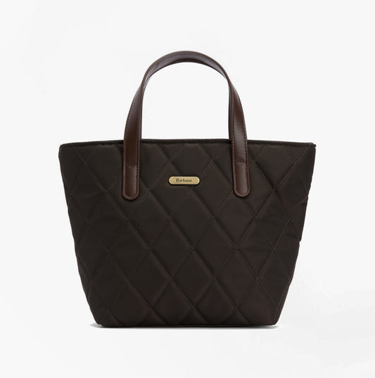 Barbour MINI QUILTED Womens Tote Bag Olive