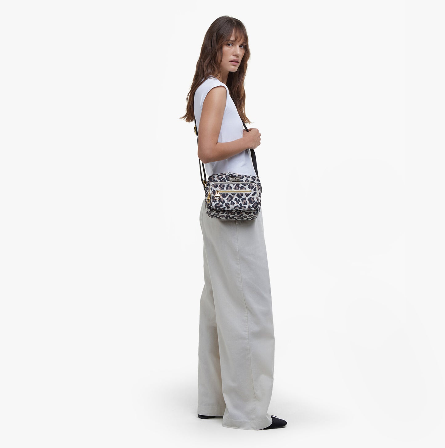 Barbour B.INTL BOULEVARD Womens Crossbody Bag Pearl Jaguar
