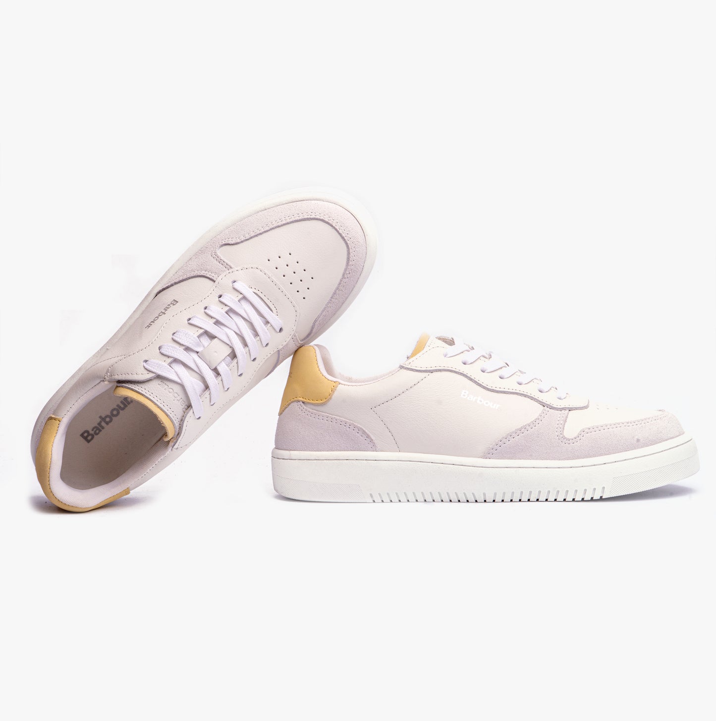 Barbour CELESTE Womens Casual Trainers White/Lemonade