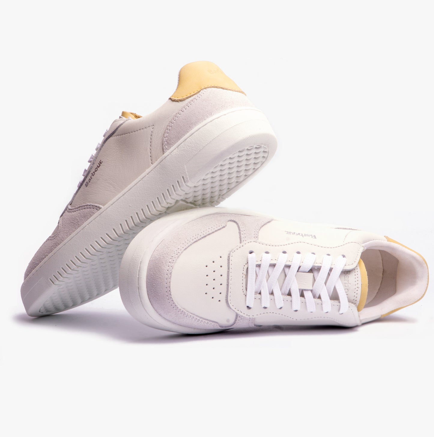 Barbour CELESTE Womens Casual Trainers White/Lemonade